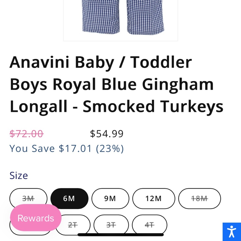 Anavini Boys Shortall Thanksgiving Turkey 6M - Picture 3 of 4